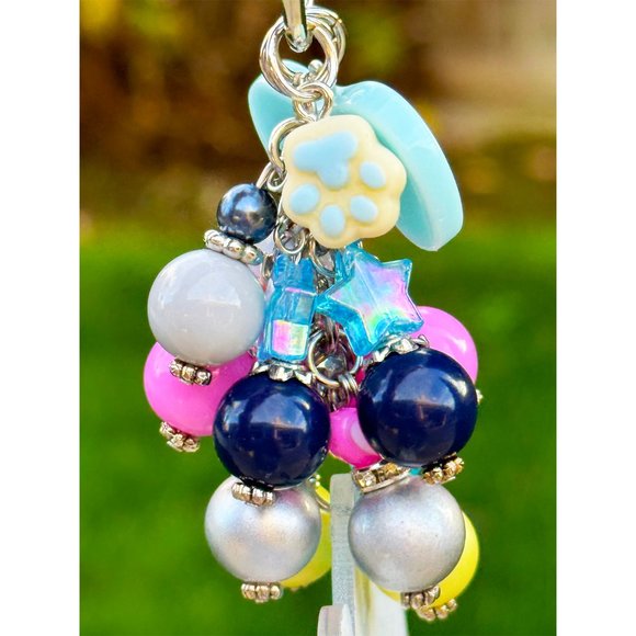 Gaming Pusheen Cat Acrylic Keychain Purse Bag Charm - Picture 7 of 8